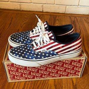 Vans American flag size 9
